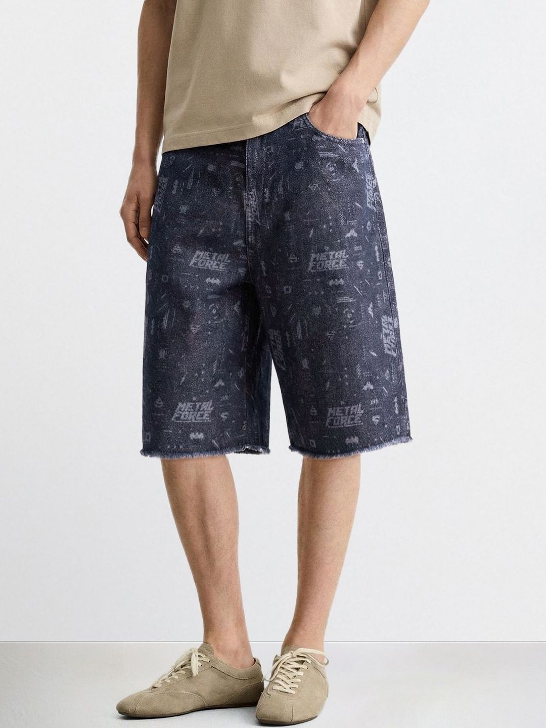 The Indian Garage Co Men Printed Tom & Jerry Shorts