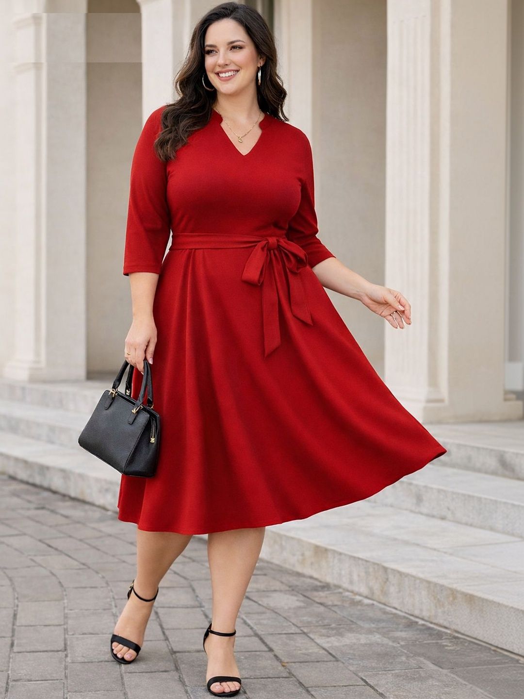 AMEEZA Fit & Flare Dress