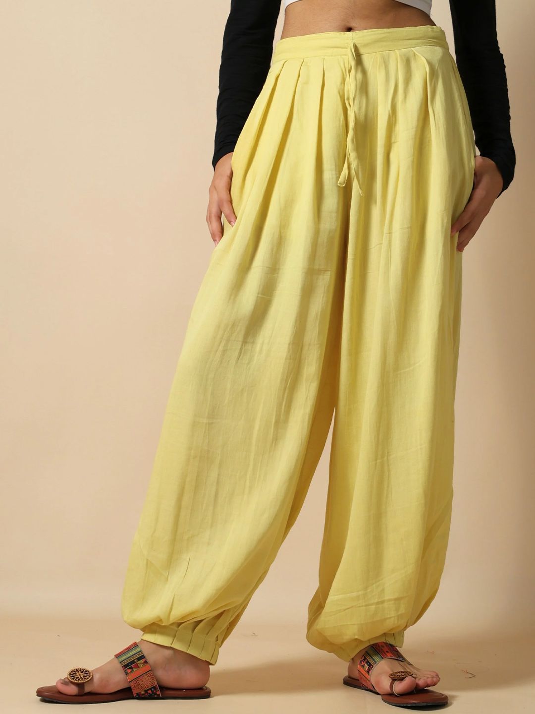SUKITI Women Loose Fit Harem Pants