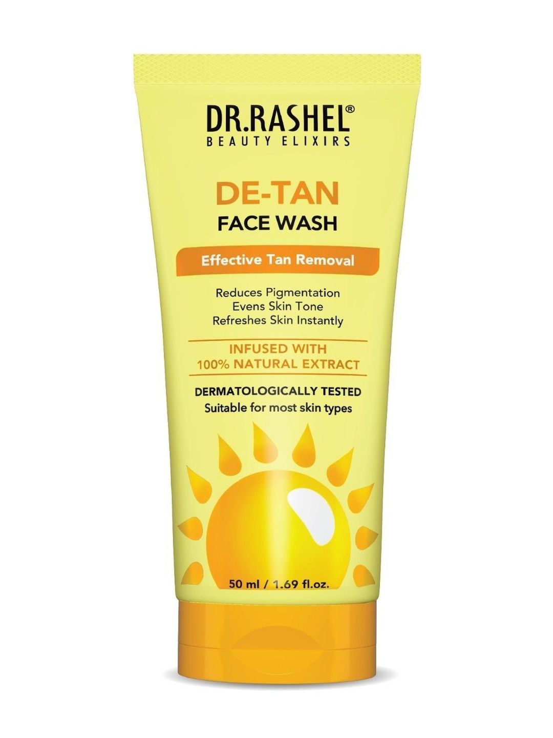 DR.RASHEL De-Tan Face Wash For Reduces Pigmentation- 50 ml
