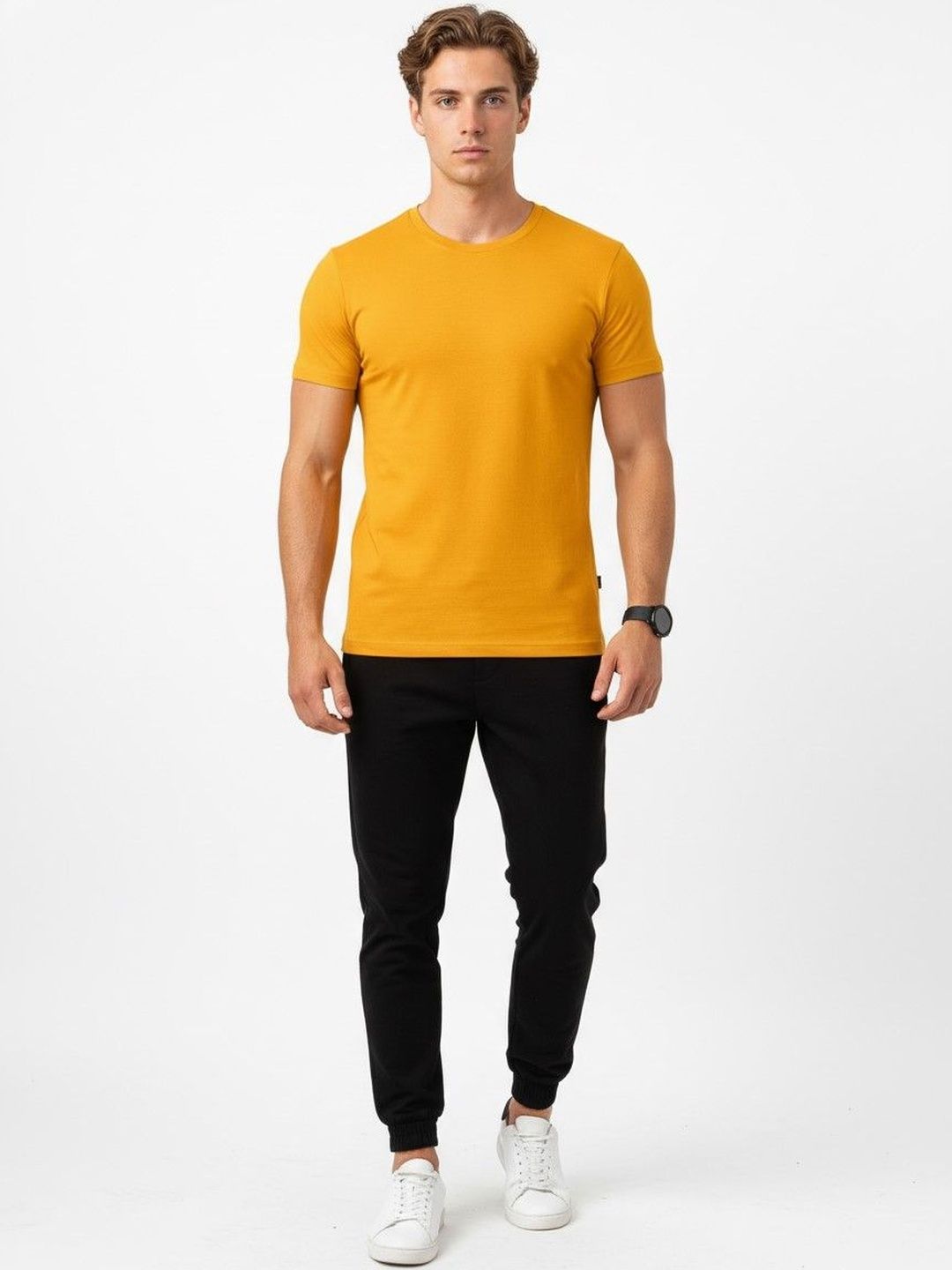 Organic Chics Men Pure Cotton Anti Odour T-shirt
