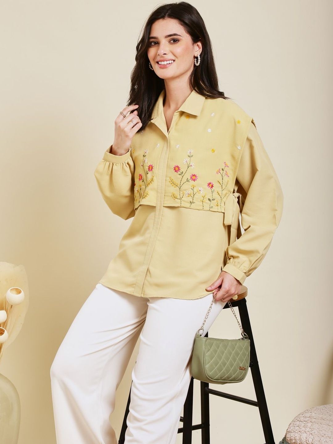 J Turritopsis Women Comfort Floral Casual Shirt