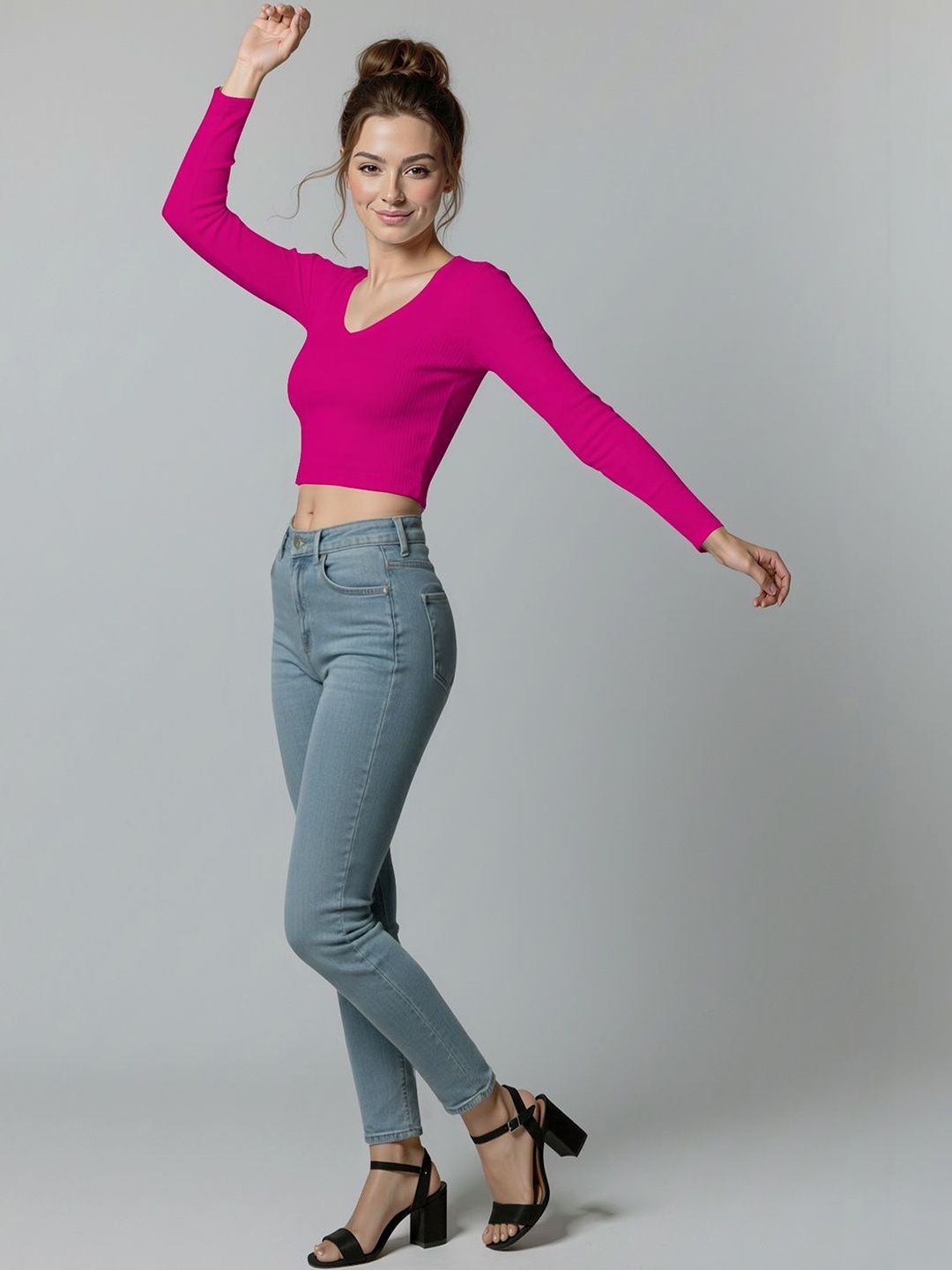 Navyankaa Shirt Style Top