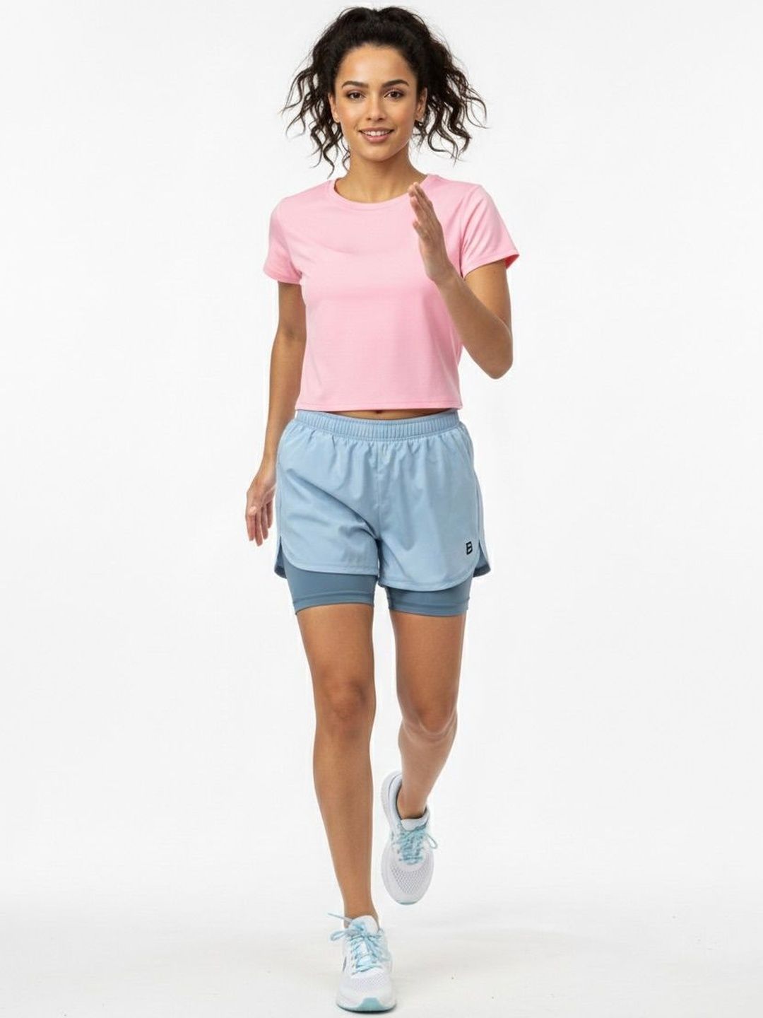 BENZOS Women Running Sports Shorts