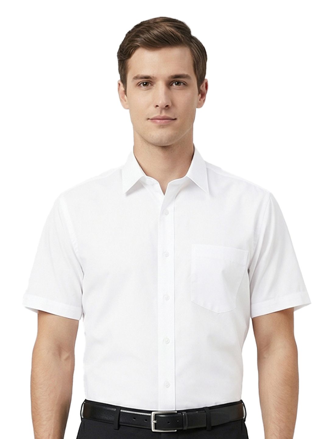 Cottonking Men Pure Cotton Half Sleeves Formal Shirt