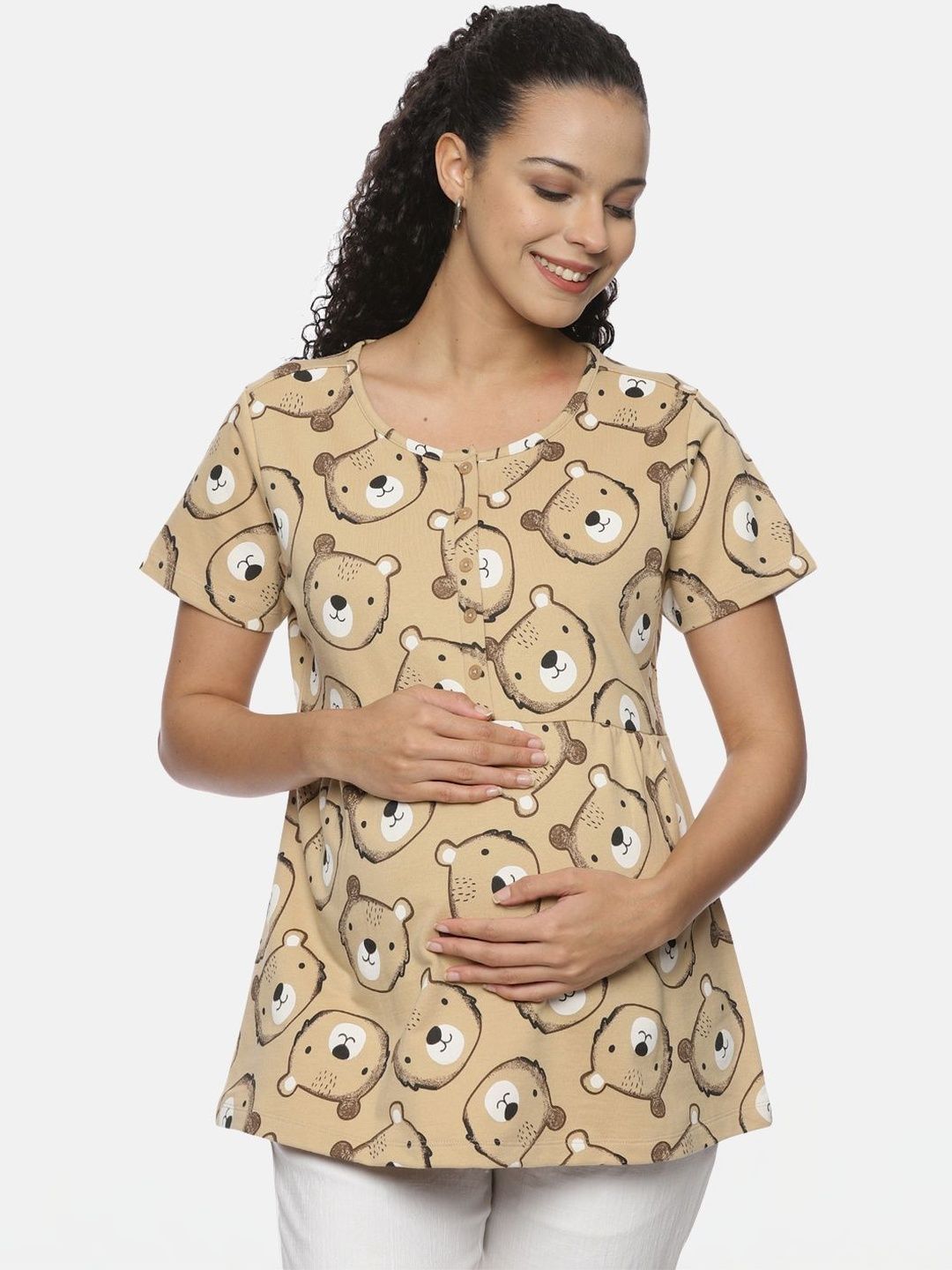 Nejo Print Cotton Top