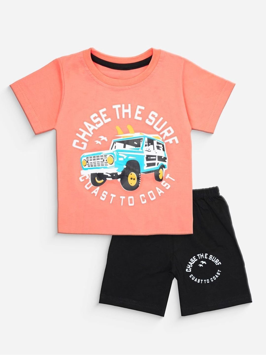 Buy Tiny Hugs Unisex Kids Printed T Shirt With Shorts -  - Apparel for Unisex Kids