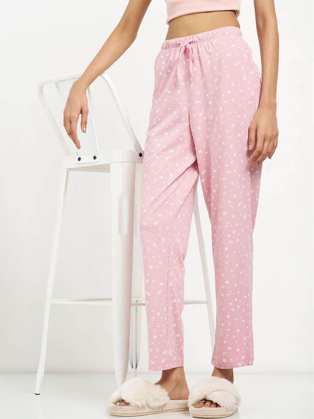 Dreamz by Pantaloons Pure Cotton Printed Lounge Pants