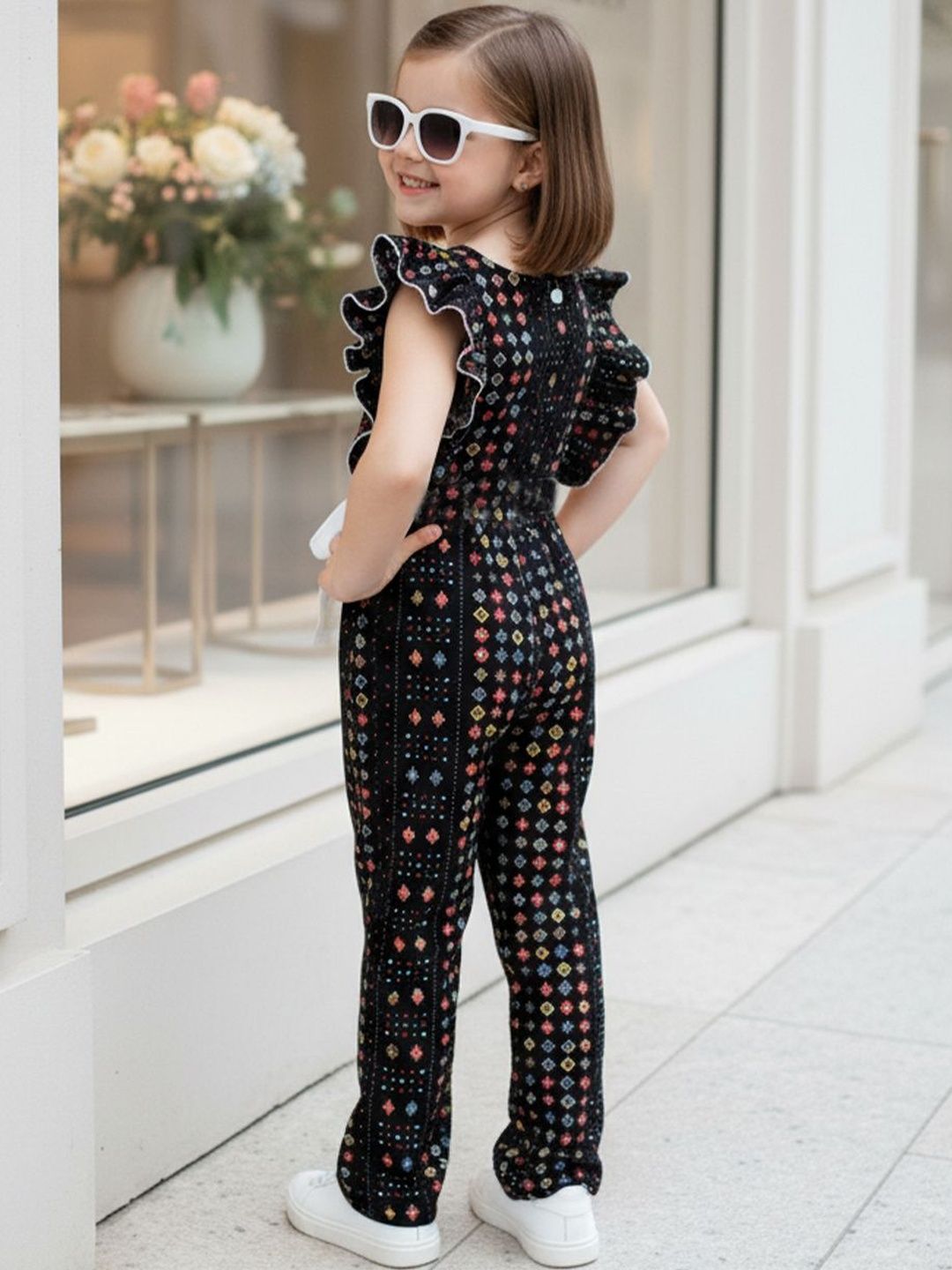 Girls Printed Basic Jumpsuit 5