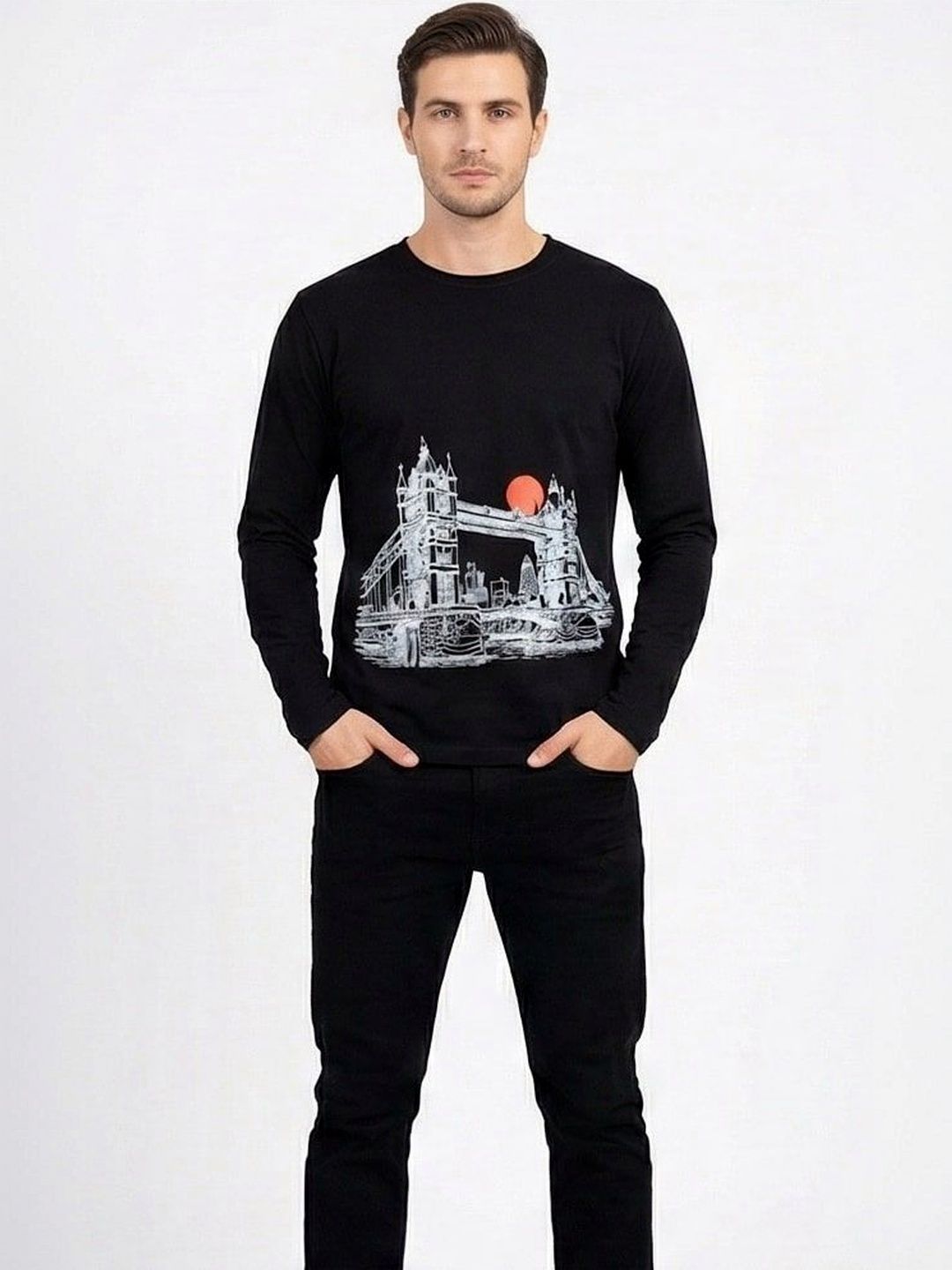 SKYBEN Men Printed T-shirt
