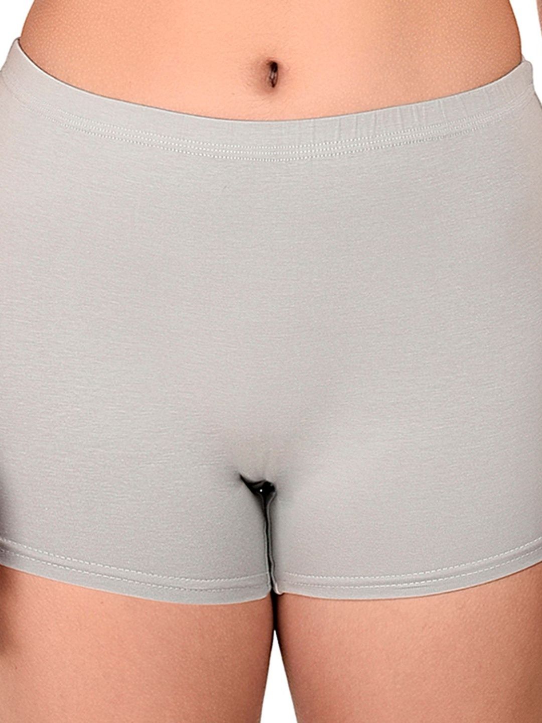 elina Women Pack of 3 Assorted Cotton Blend Boy Shorts