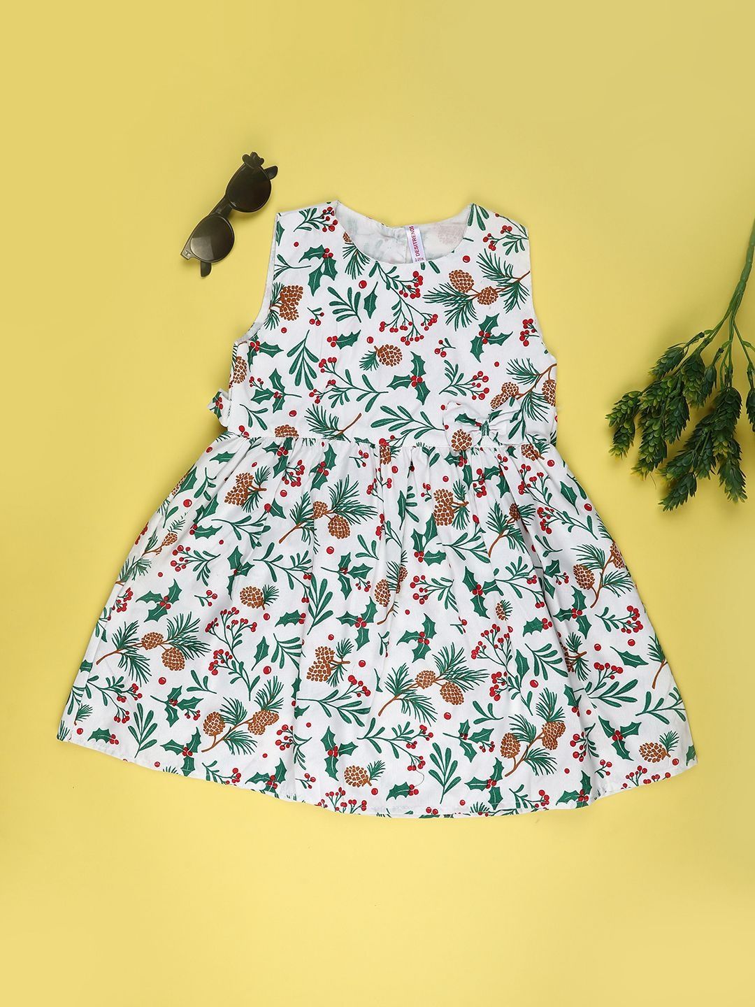 V-Mart Print Dress