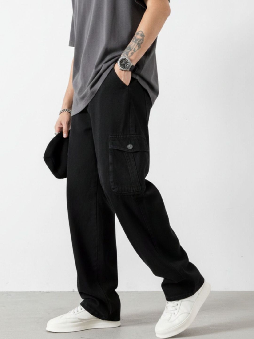 STEPLE DENIMS Men High-Rise Jeans