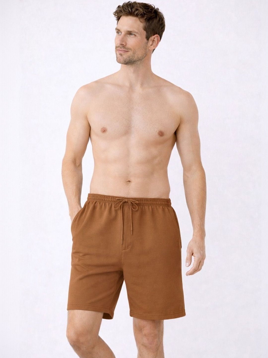 RAHI TRENDZ Men's Regular Fit Solid Outdoor Shorts