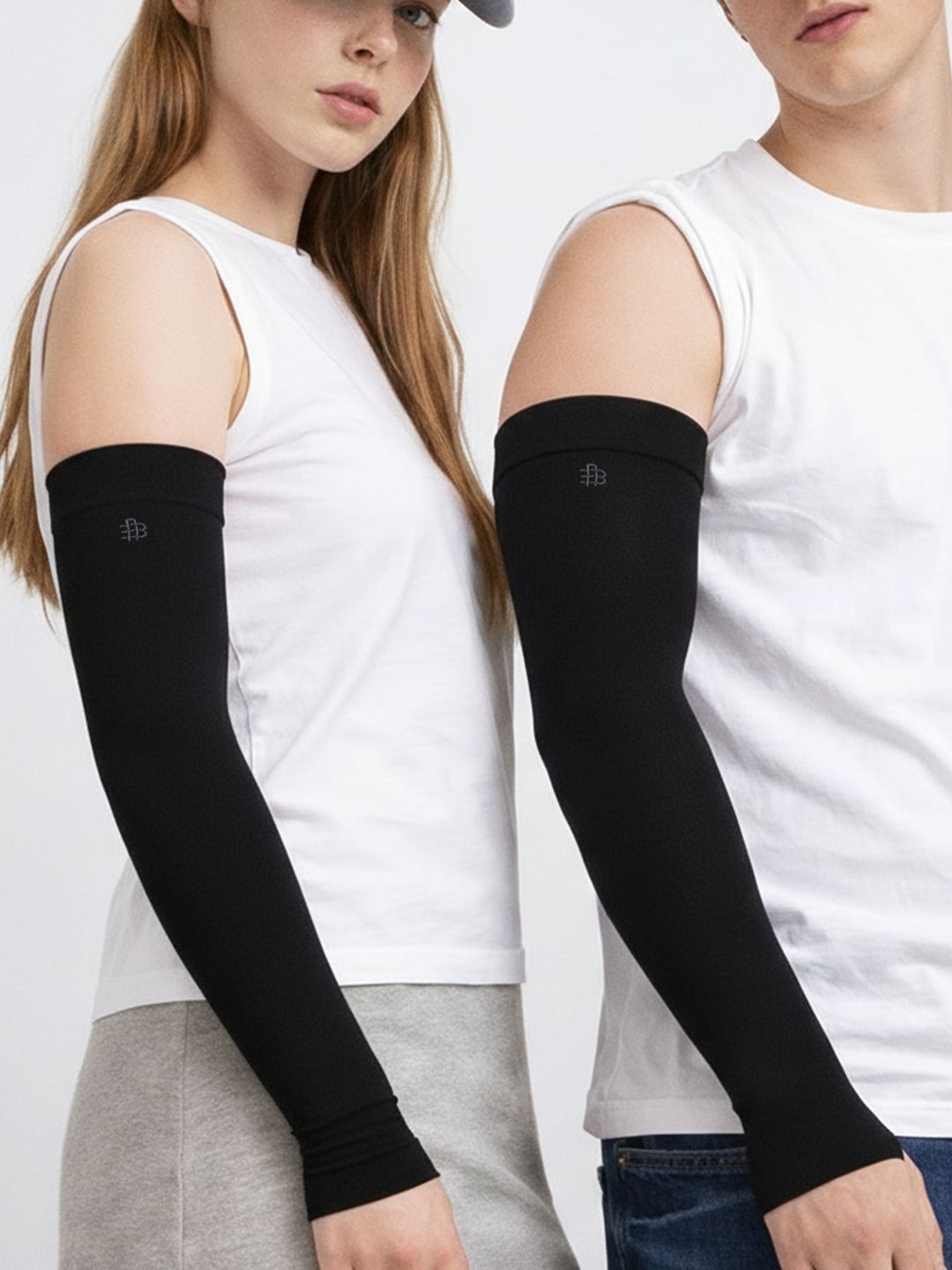 Bonjour Unisex Pack Of 2 UPF 50 Protection Pure Cotton Sports Gloves