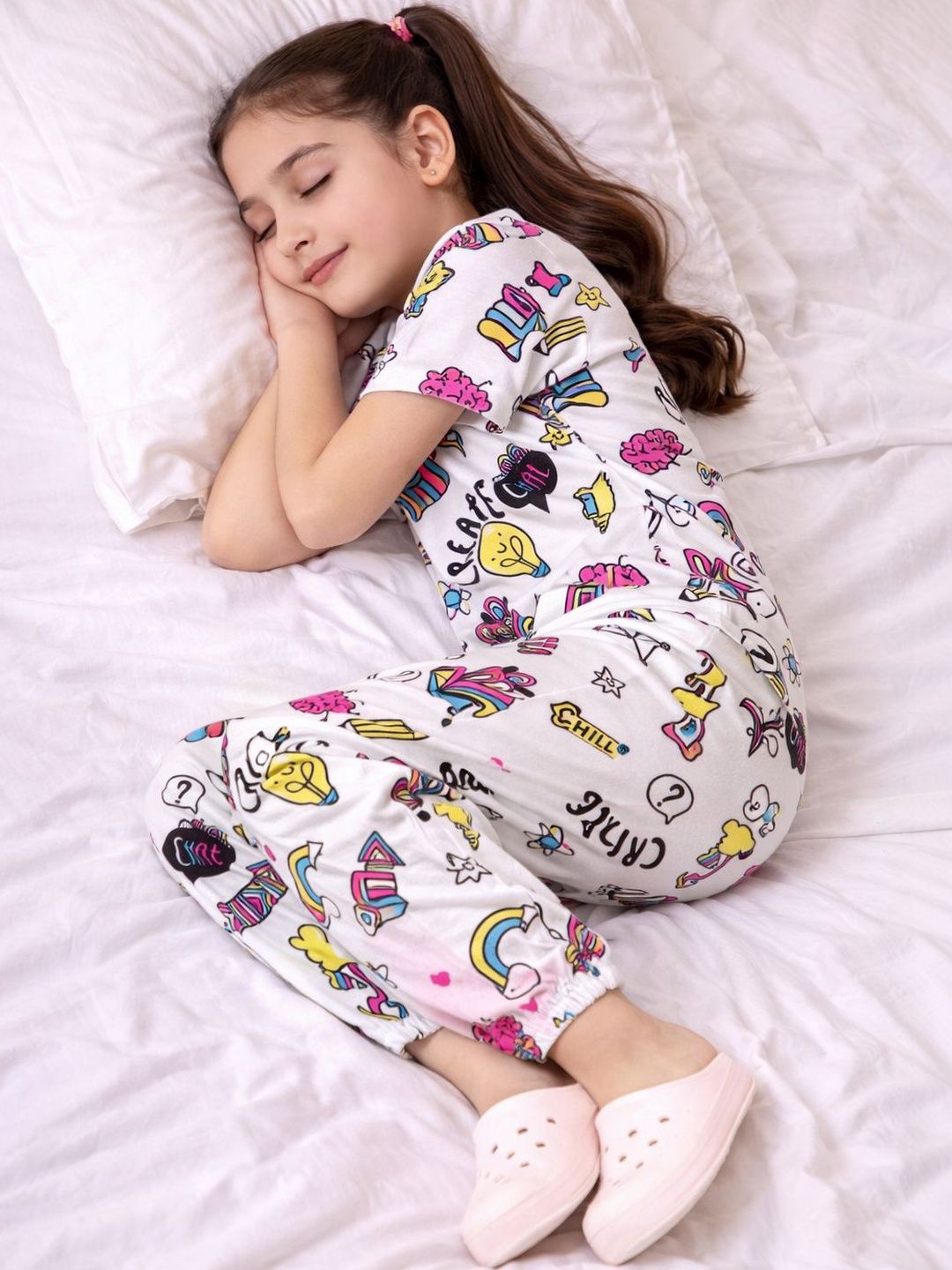 Girls Printed Maxi Nightdress 5