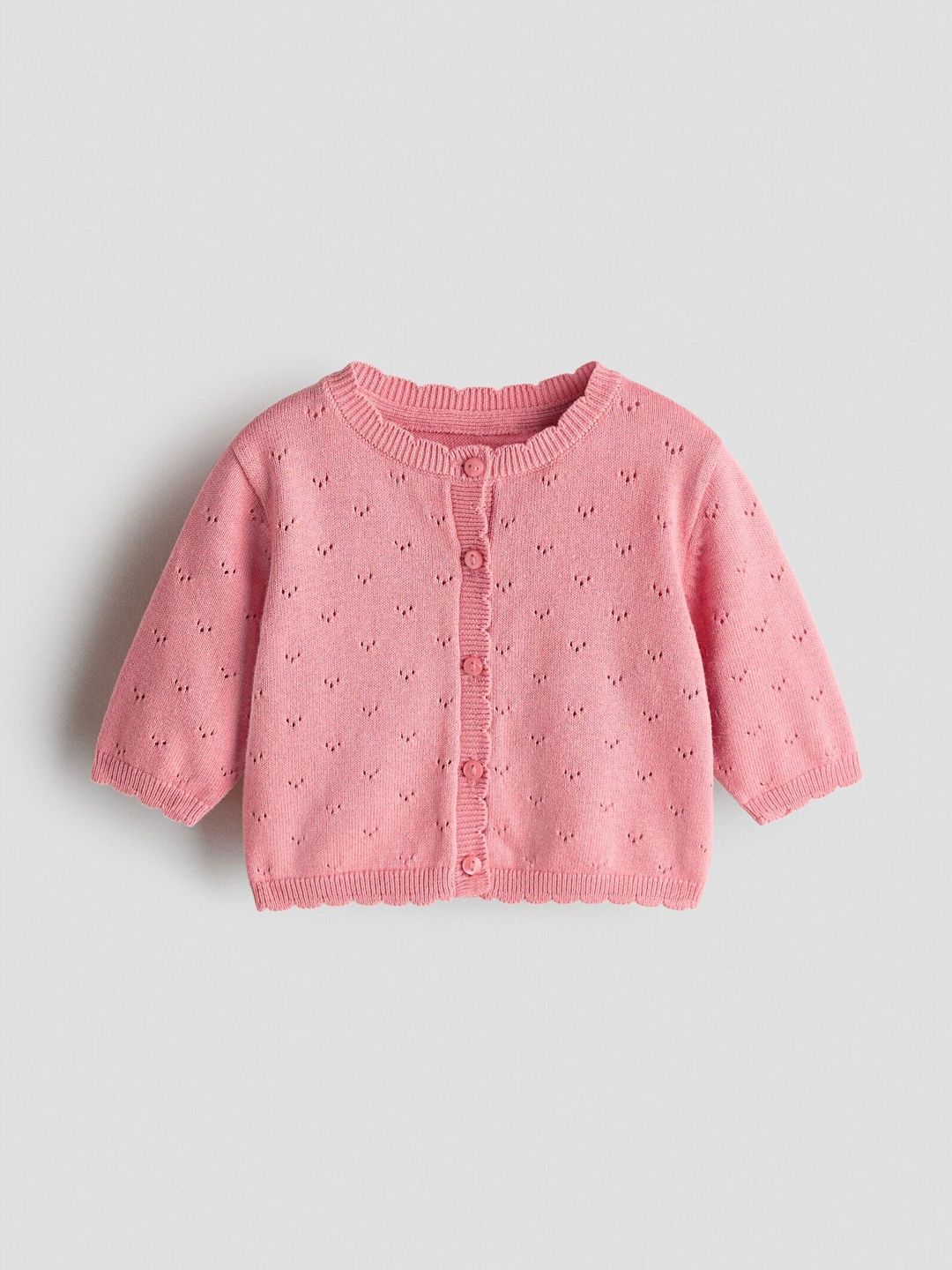 H&M Cotton Pointelle Cardigan