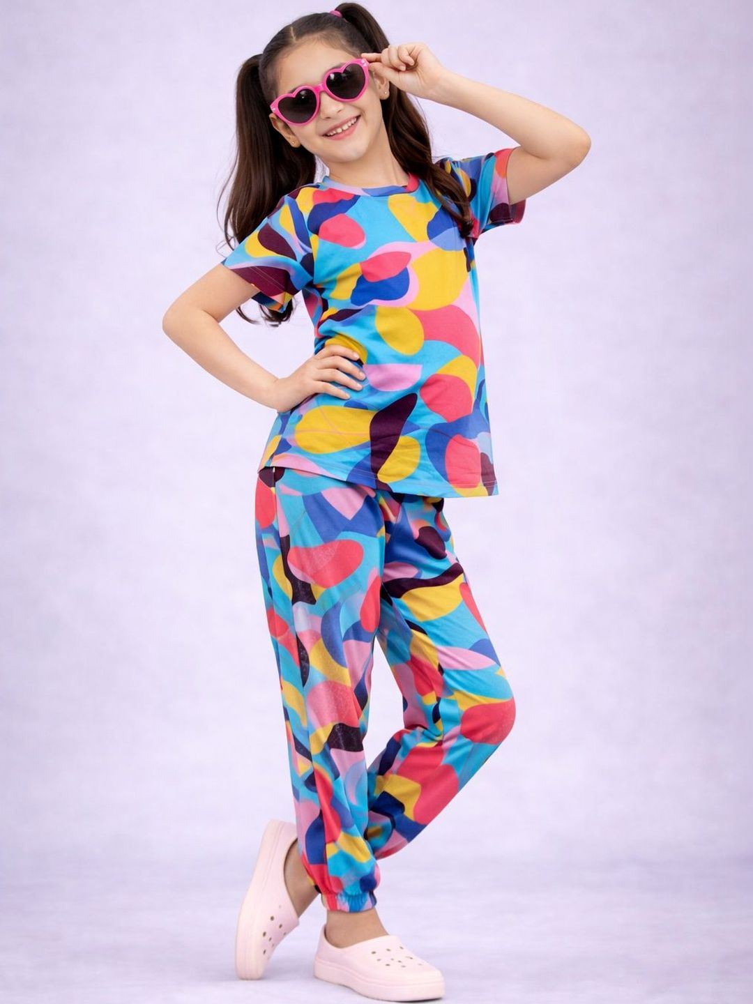 LITBABY Girls Printed Maxi Nightdress