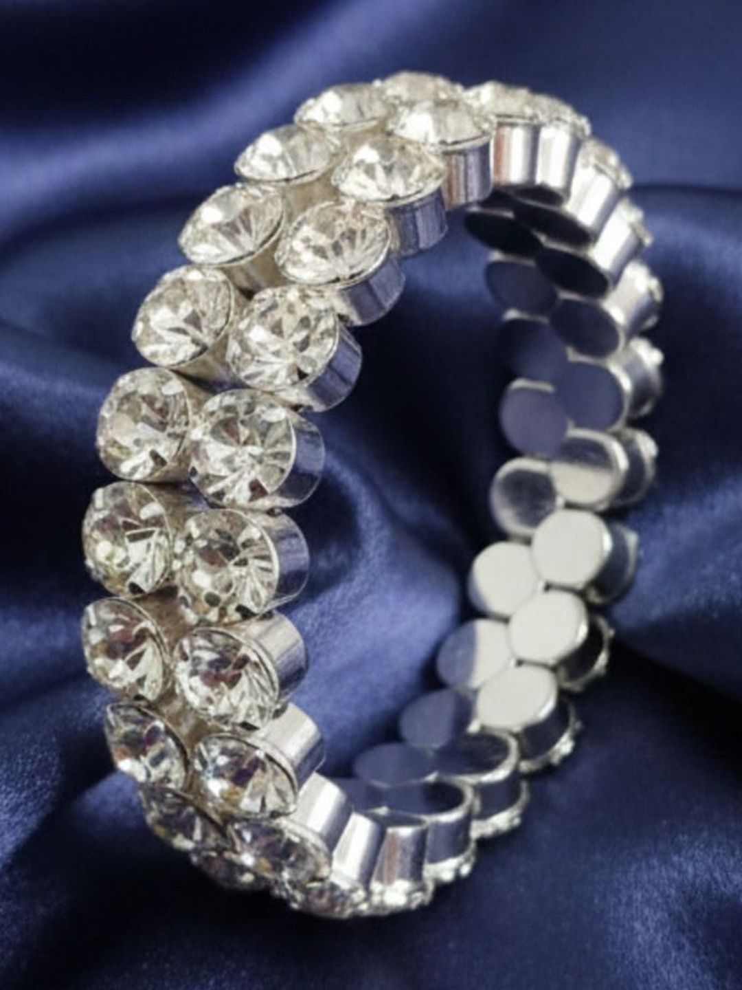 Nui Women Silver-Plated Wraparound Bracelet