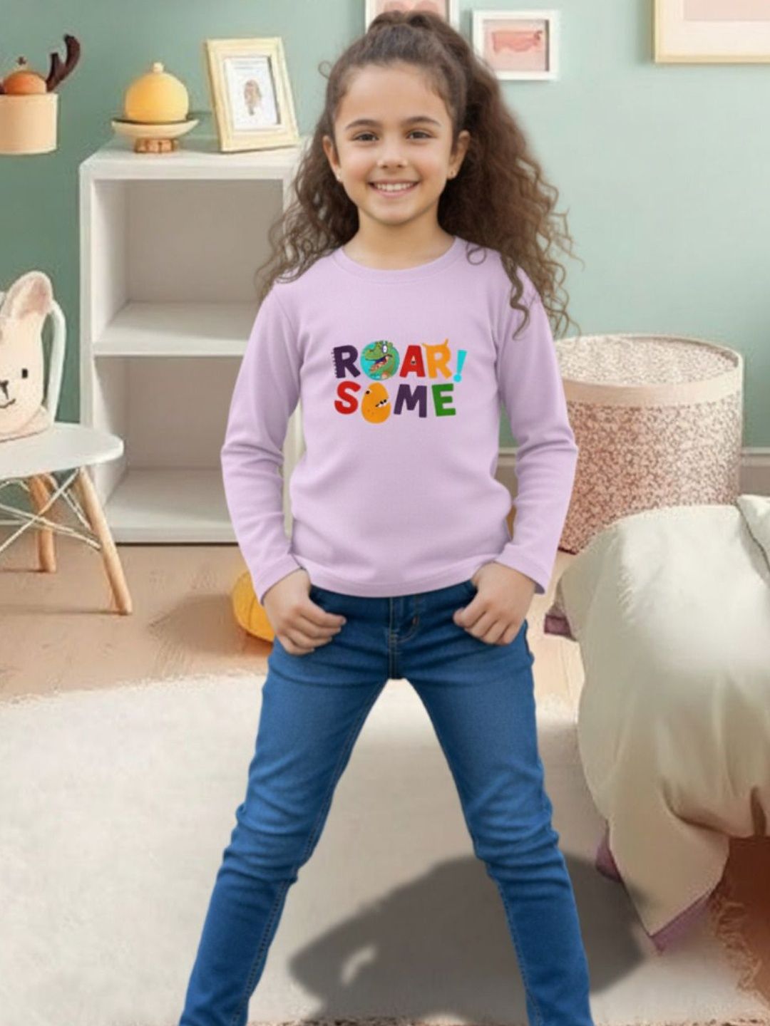 Rigo Kids Typography Printed T-shirt