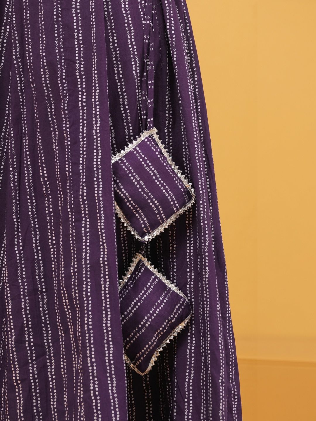 Printed Maxi Flared Skirts 4