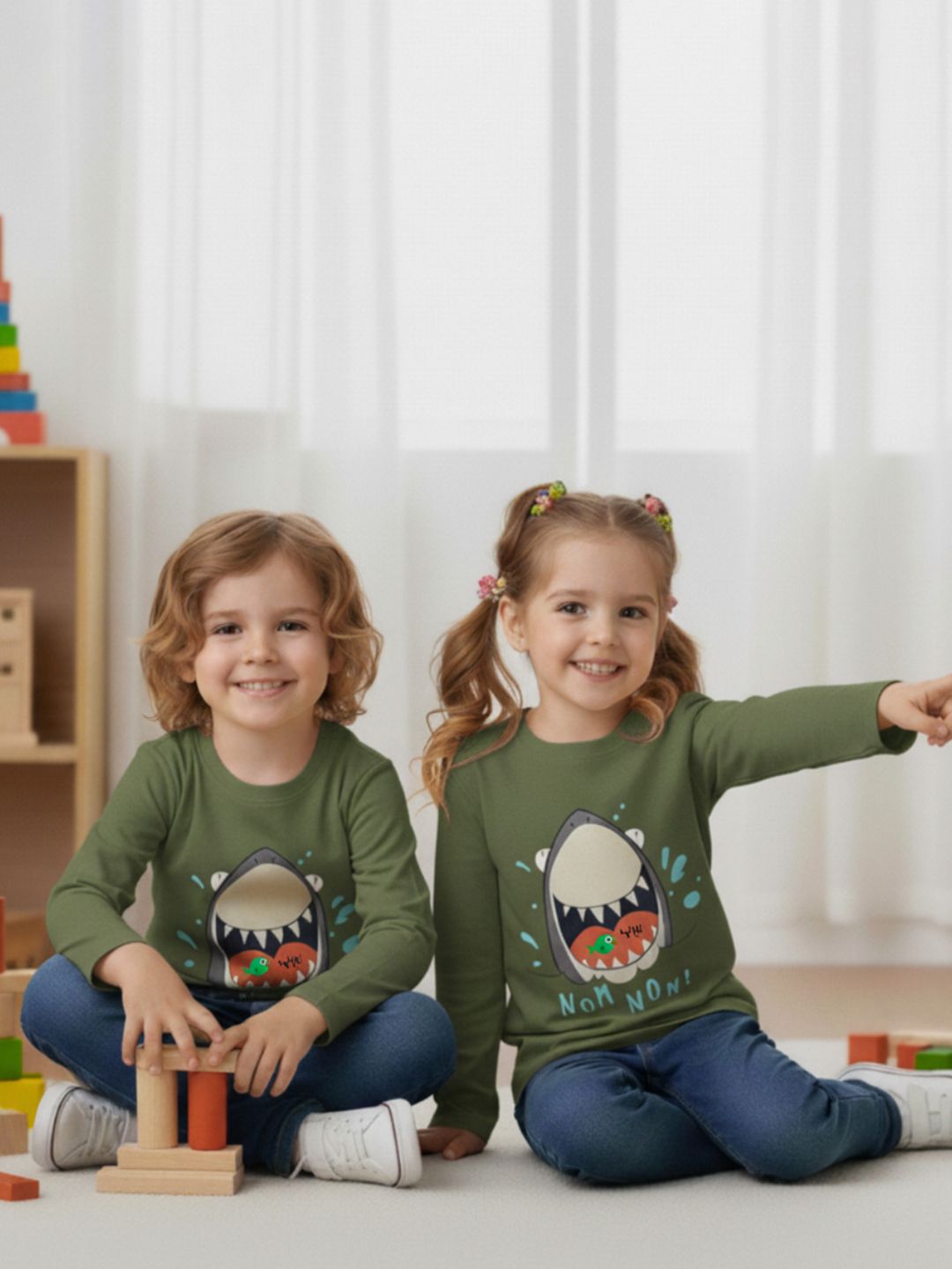 Rigo Kids Typography Printed T-shirt