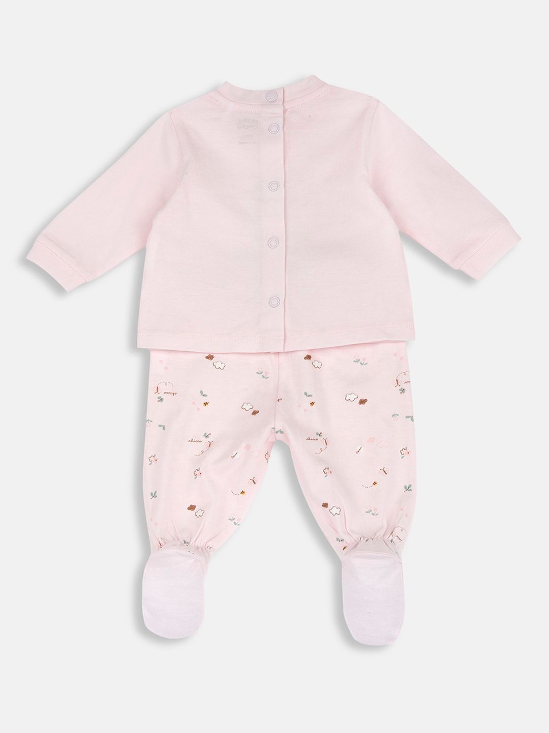 Girls Printed T-shirt with Pyjamas 2