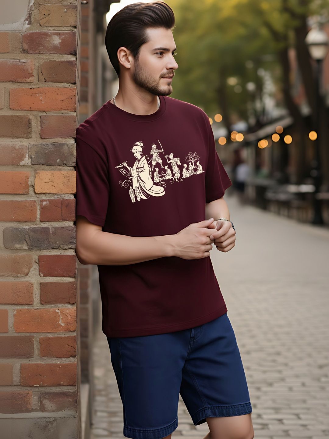 Moda Rapido Men Printed T-shirt