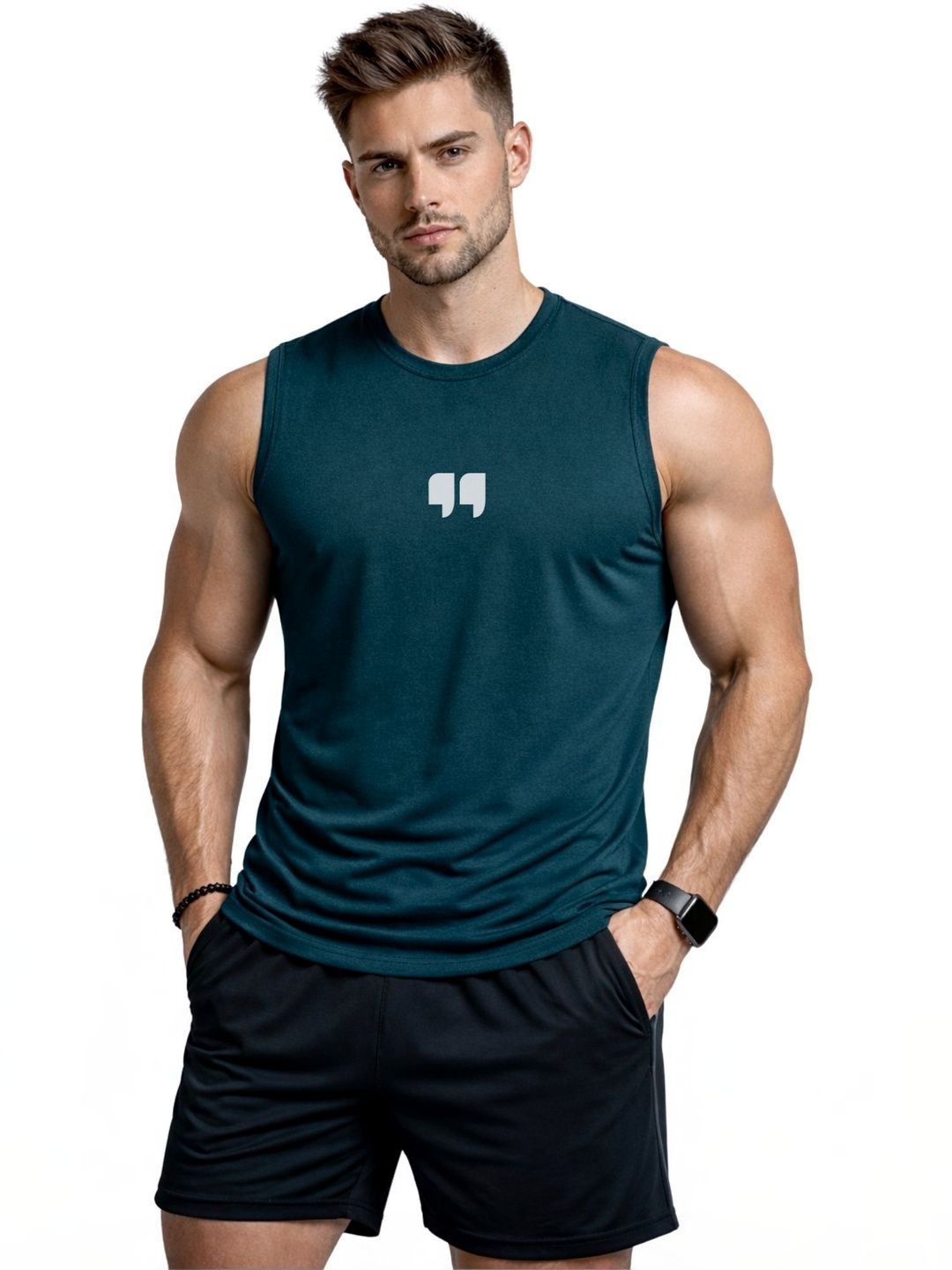 3Colors Printed  Dri-FIT Sleeveless Innerwear Vests