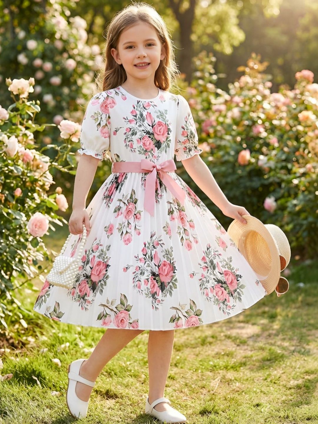 BAESD Floral Print Fit & Flare Maxi Dress