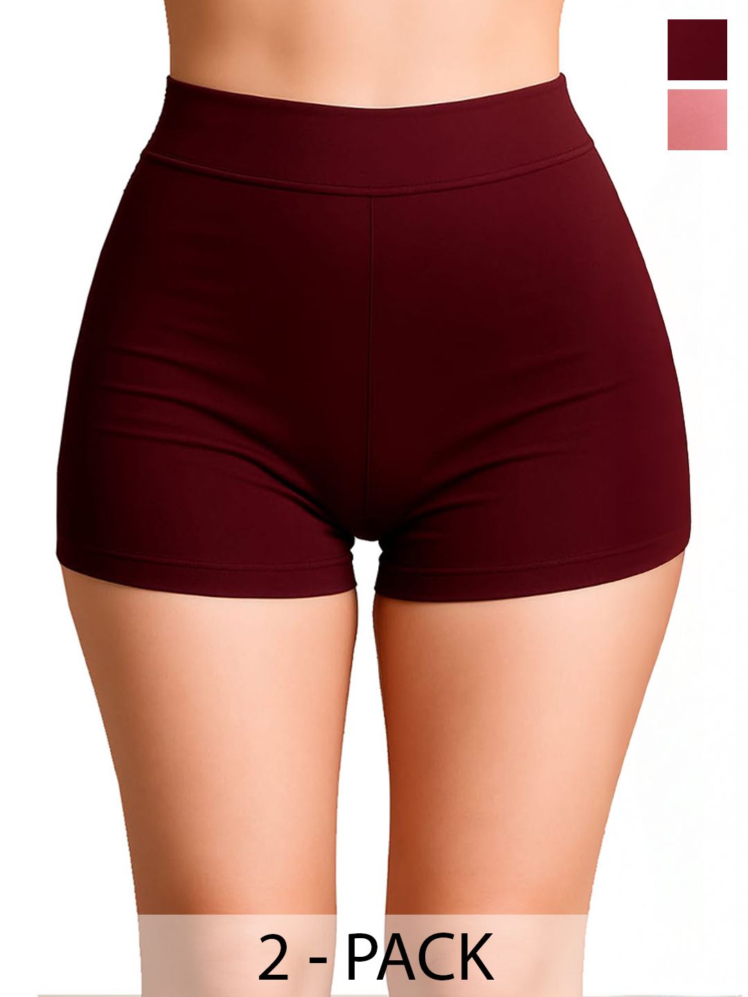 Buy UNIFITFASHION Pack Of 2  High Rise Boy Shorts Briefs -  - Apparel for Women