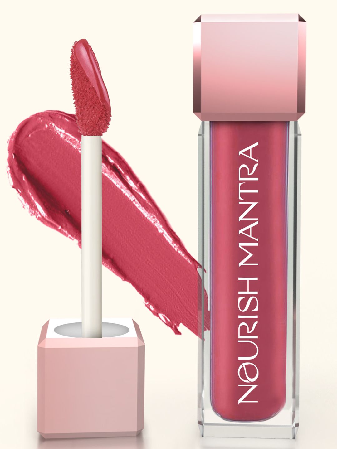 Buy Nourish Mantra Creamy Matte Liquid Lipstick With SPF   3.5ml   Jashn E Gulab -  - Personal Care for Women