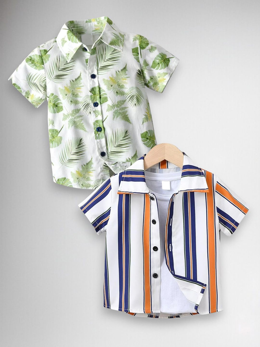 AMBARDI FASHION Boys Classic Striped Casual Shirt