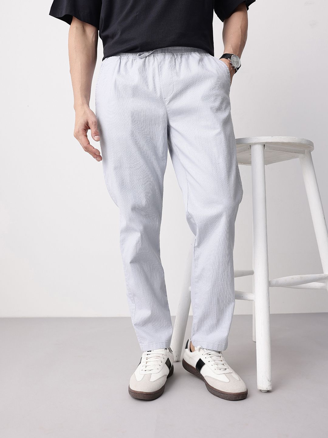 Mast & Harbour Men Relaxed fit Regular Trousers