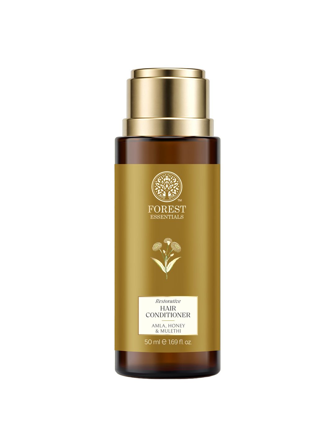Forest Essentials Travel Size Hair Conditioner Amla Honey & Mulethi For Shiny Hair - 50ml