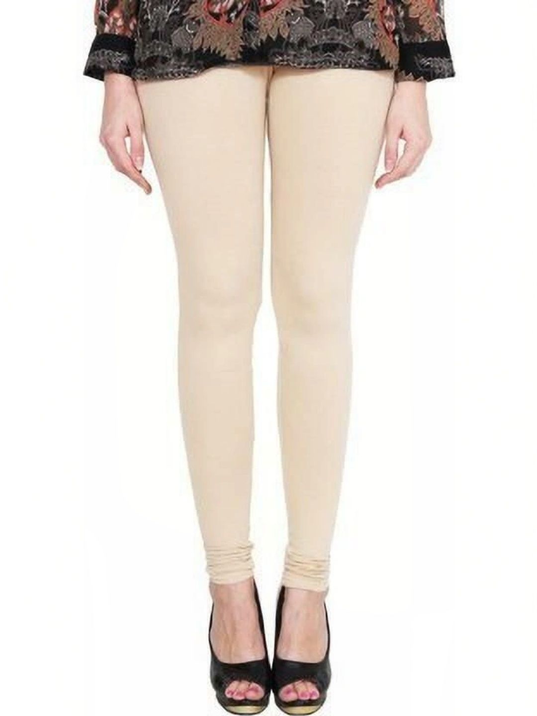 PIXFAB Viscose Rayon Churidar Length Leggings
