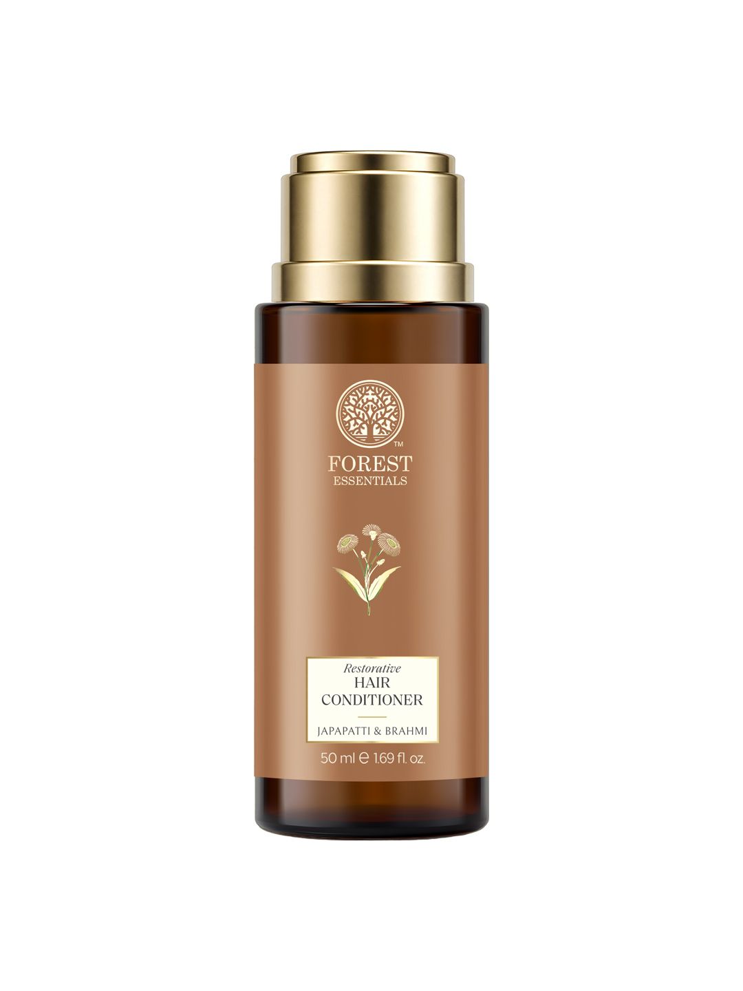 Forest Essentials Travel Hair Conditioner Japapatti & Brahmi For Dry & Frizzy Hair - 50ml