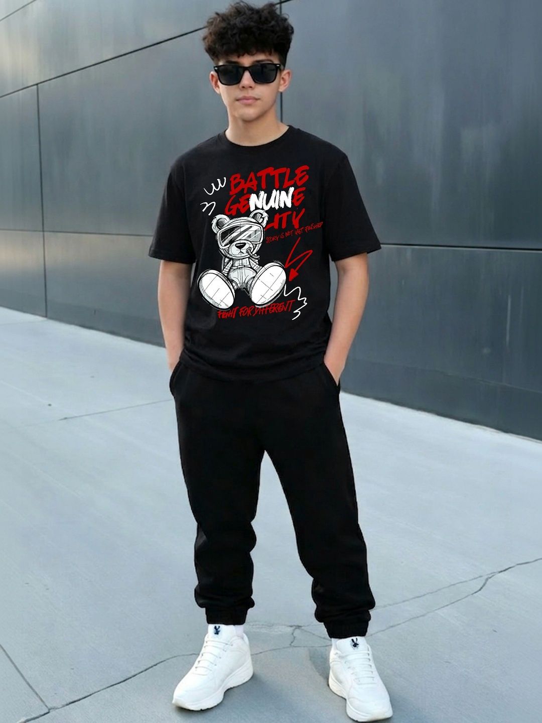 LITWAY Boys Printed T-shirt