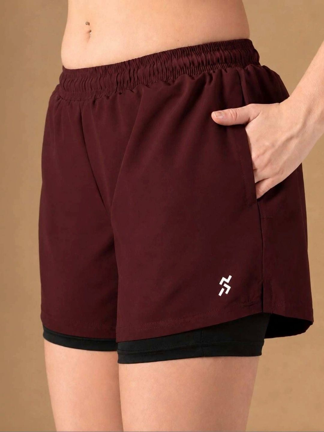 Women High-Rise Training or Gym Sports Shorts