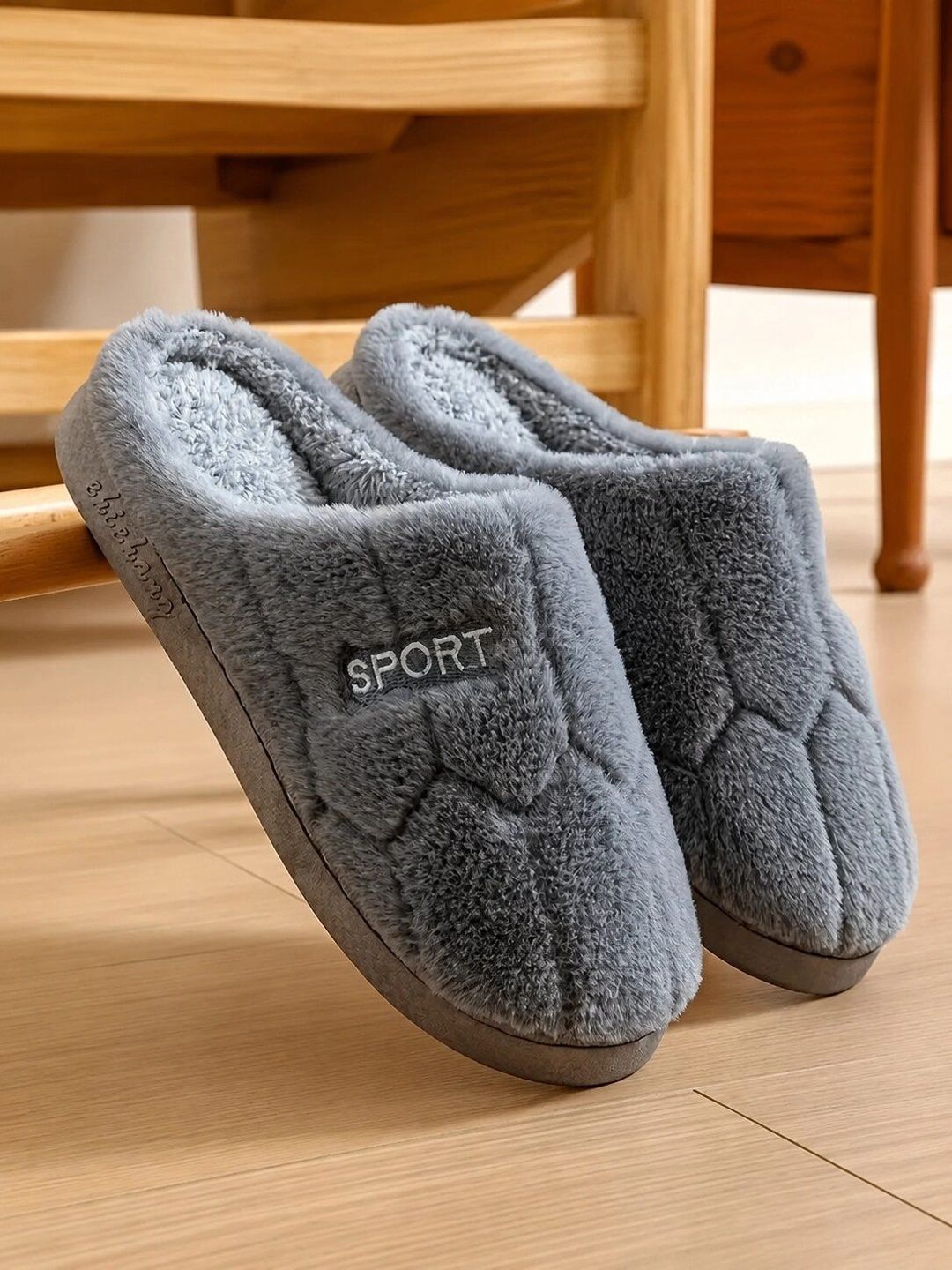 Women Plush Anti-Slip Home Slippers