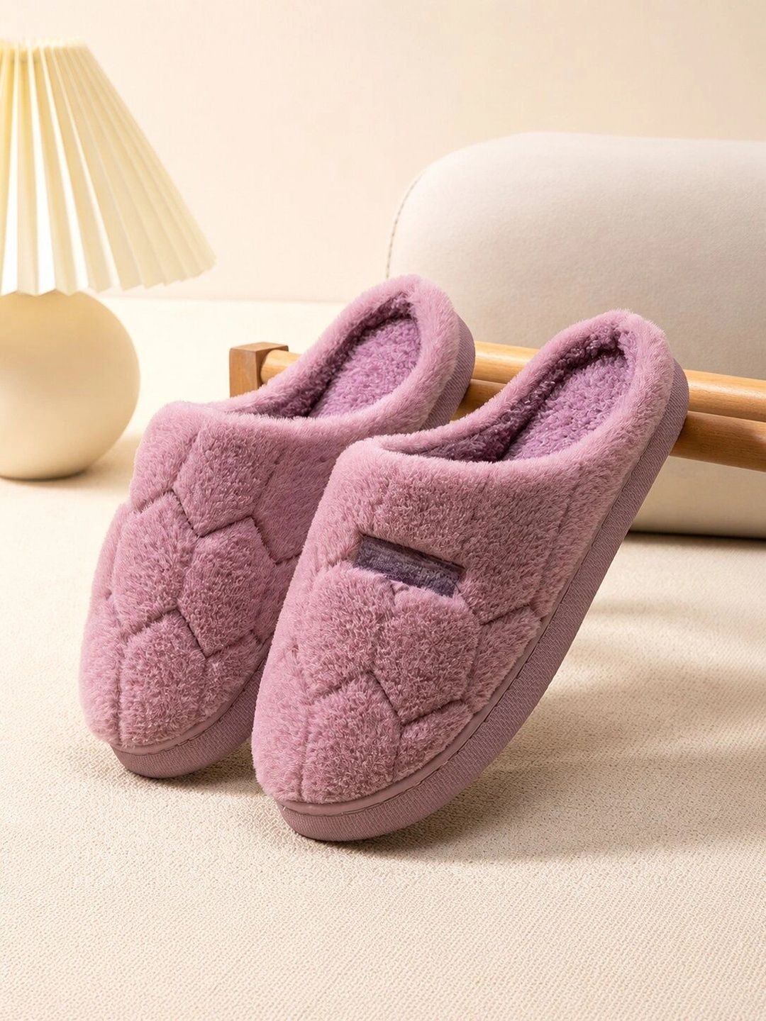 Women Lightweight Plush House Slippers