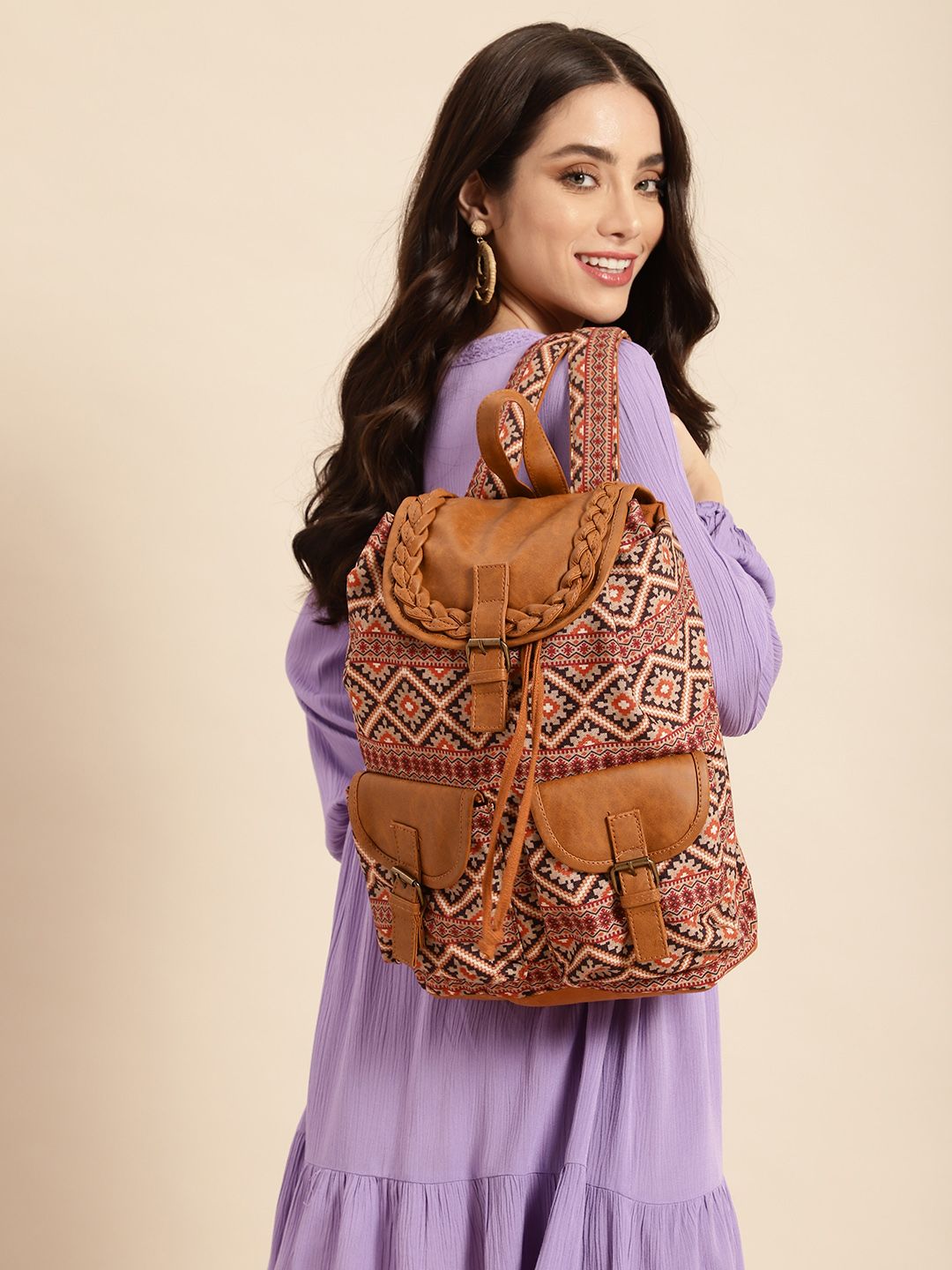 Buy Anouk Women Printed Backpack -  - Accessories for Women