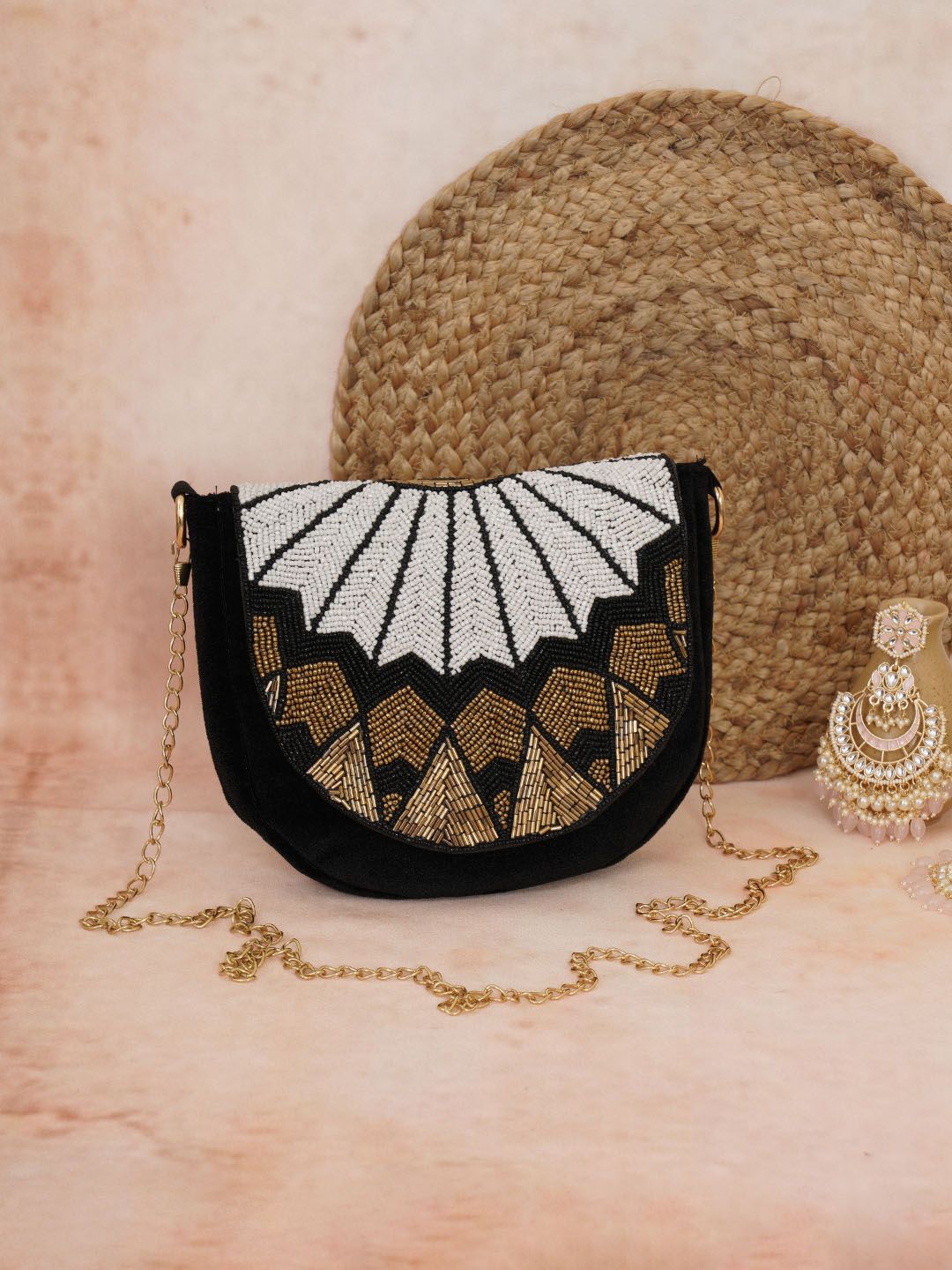 Buy Anouk Embellished Foldover Clutch -  - Accessories for Women