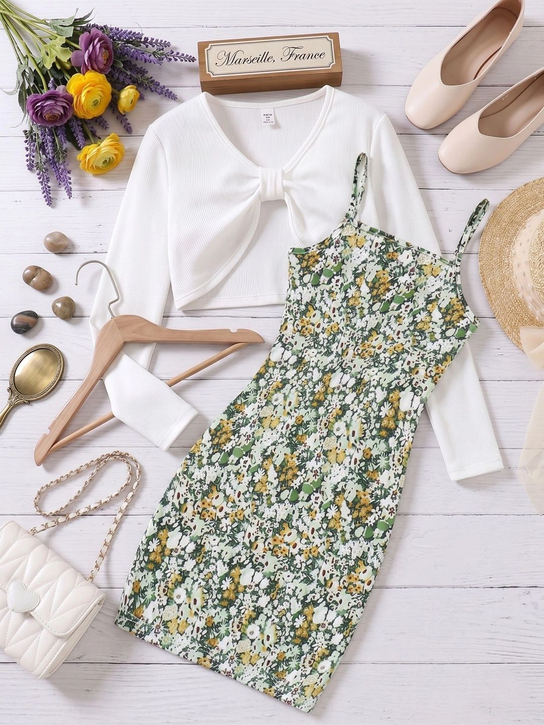 VOGAAN JUNIOR Floral Print Bodycon Dress