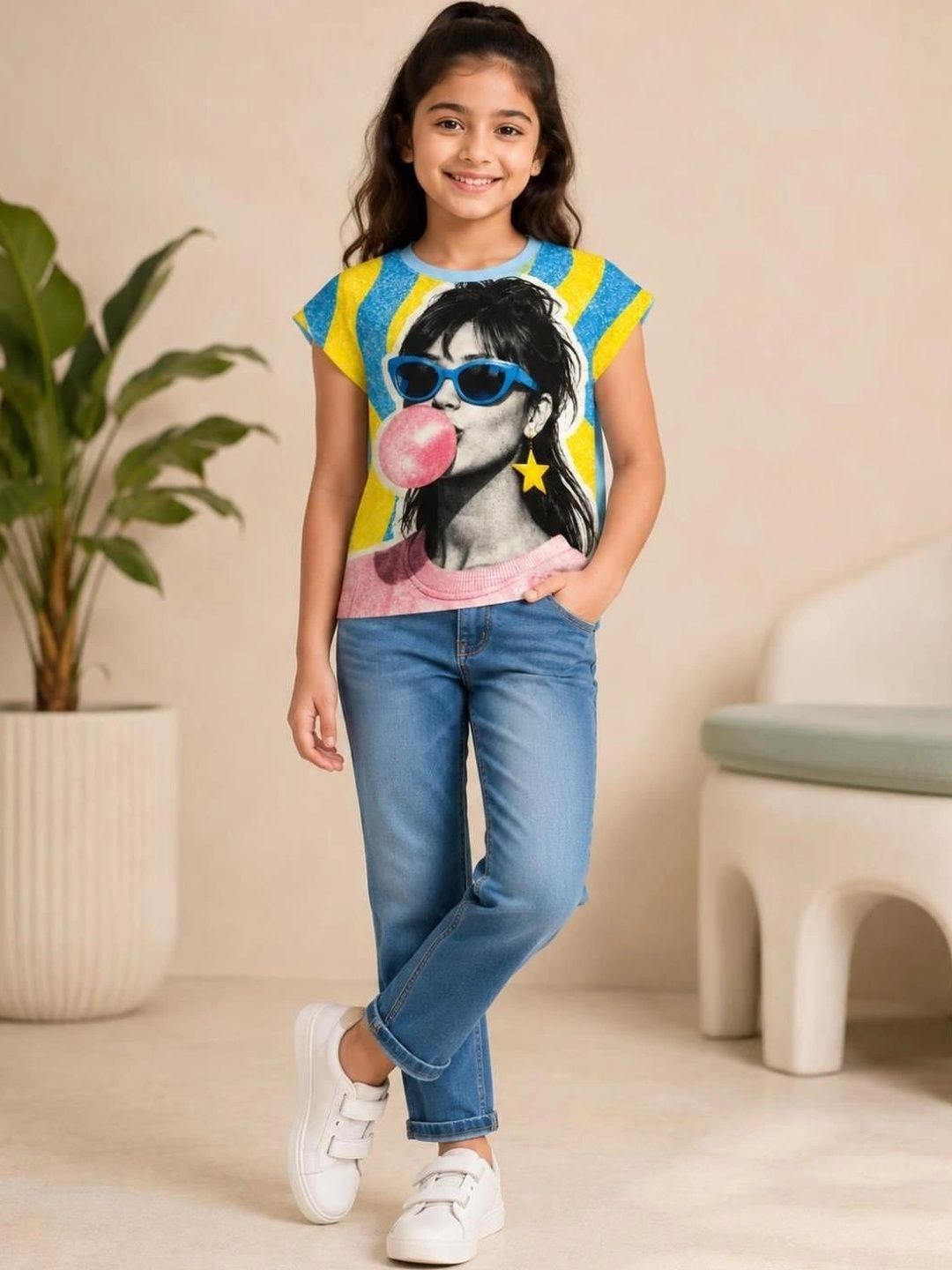 Girls Printed T-shirt 3