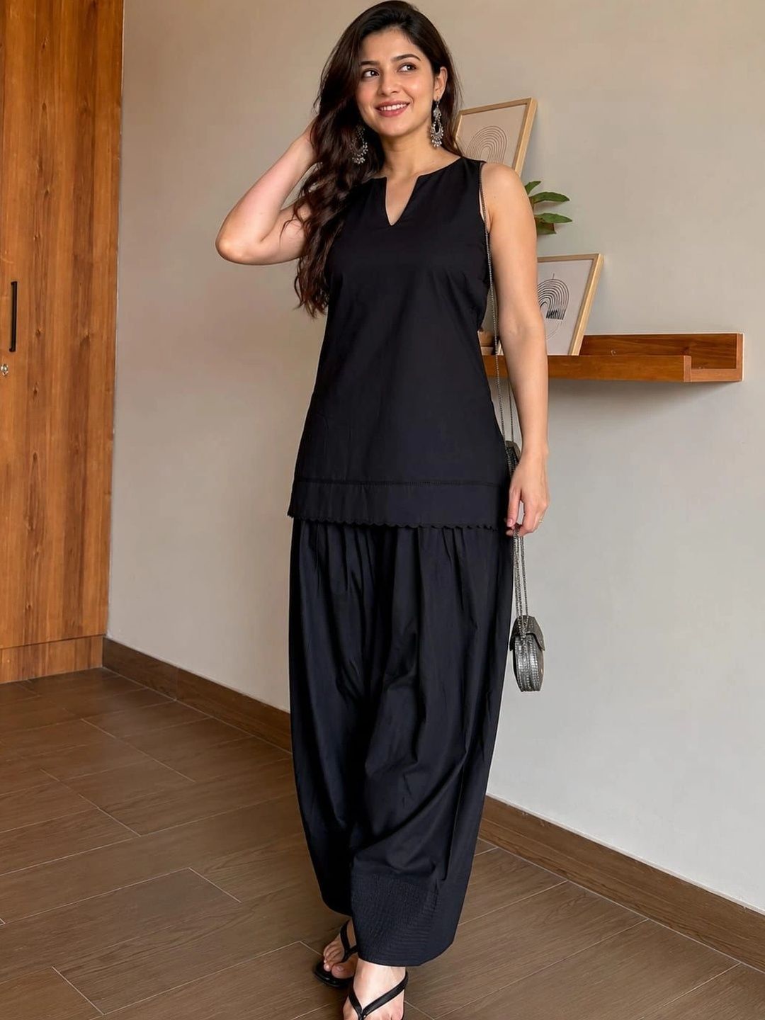Mitus couture Women Regular Kurti with Harem Pants
