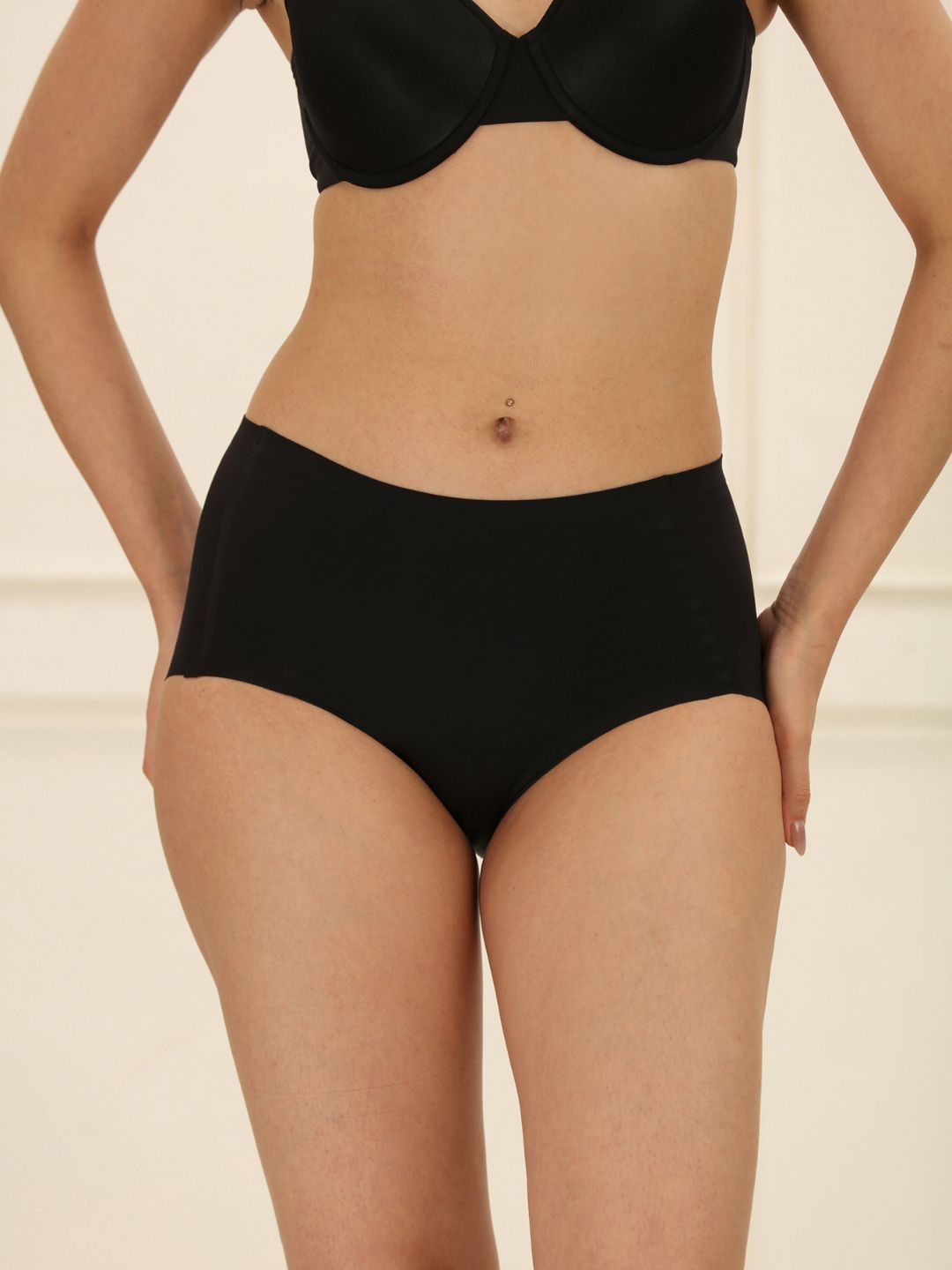 Underneat Women Seamless High Coverage Everyday High waisted Brief No-Marks Waistband