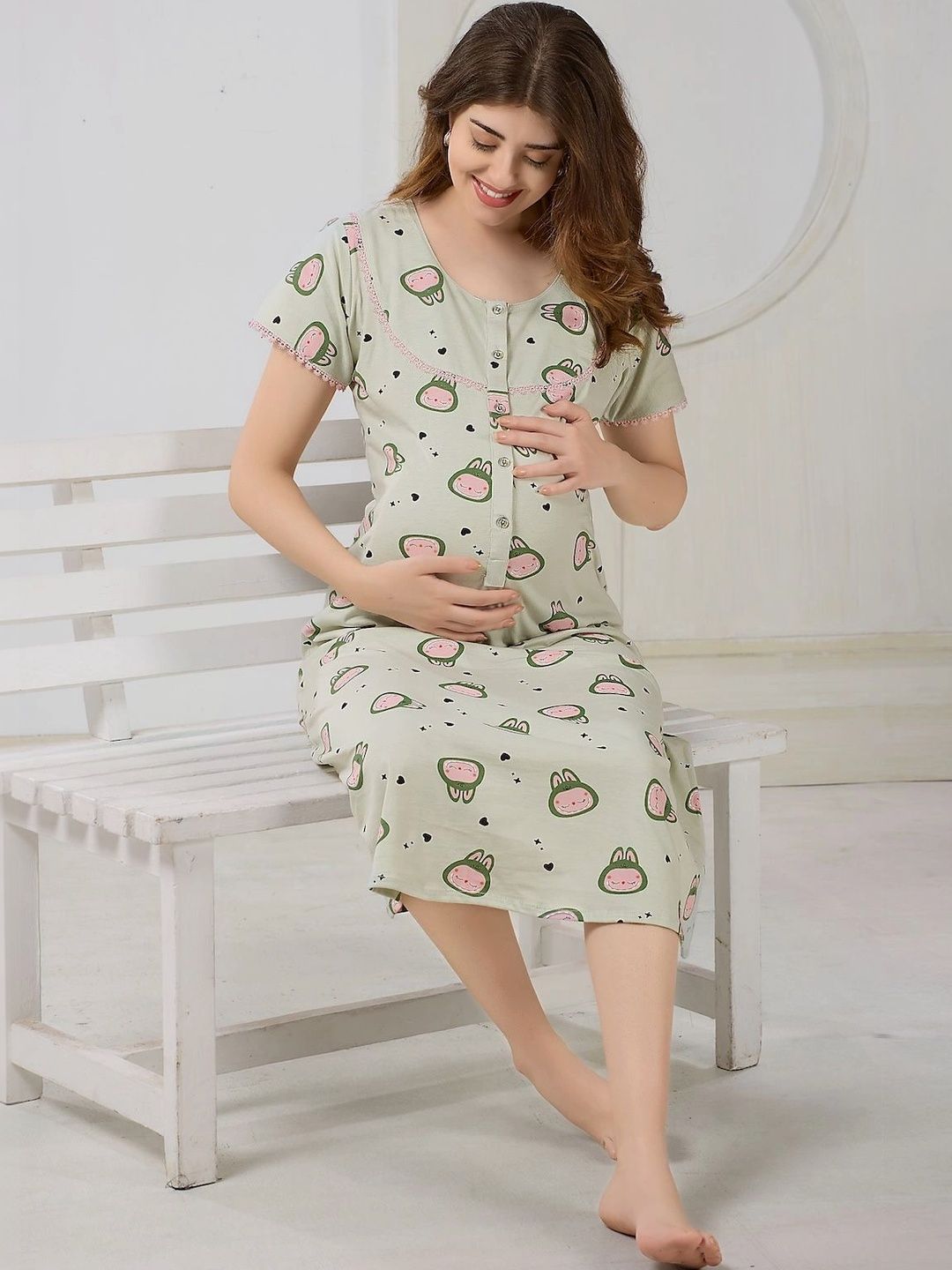 Piu Printed Nightdress