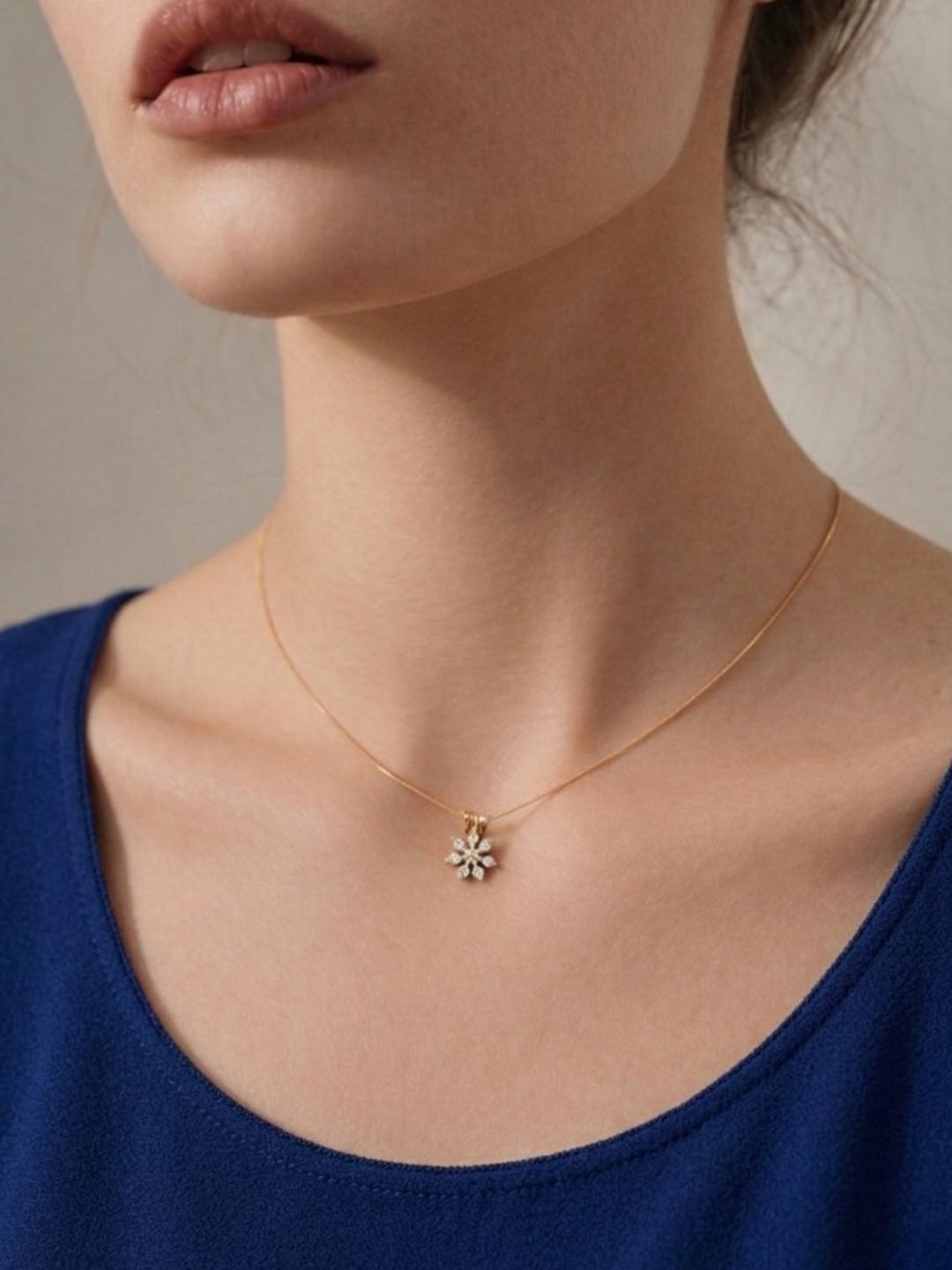 Anouk Brass Gold-Plated Choker Necklace