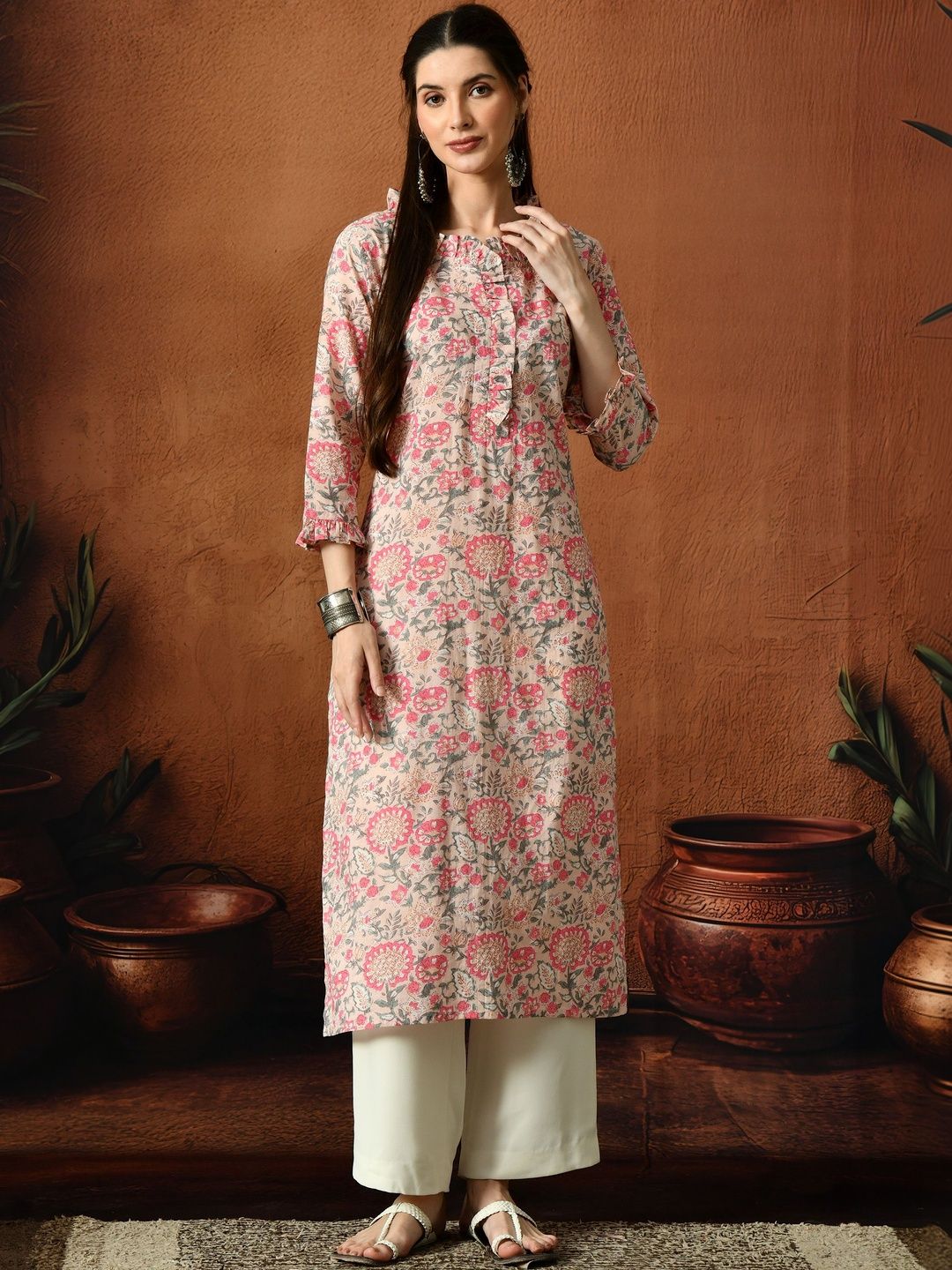 Anouk Mirage Women Floral Printed Kurta